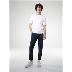 Hose im Slim-Fit mit elastischem Bund