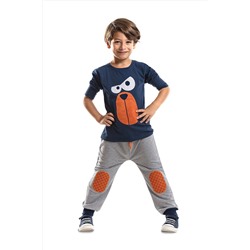 Denokids, Ciddiyim Erkek Çocuk Rahat T-shirt Pantolon Takım