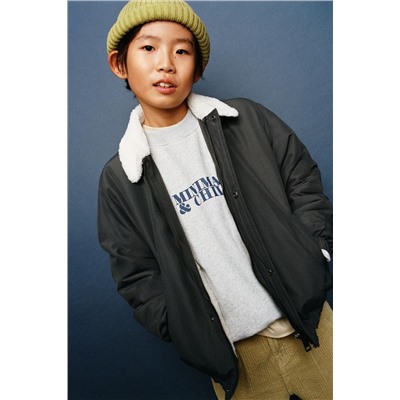 SLOGAN PRINT SWEATSHIRT