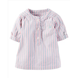 Striped Woven Top