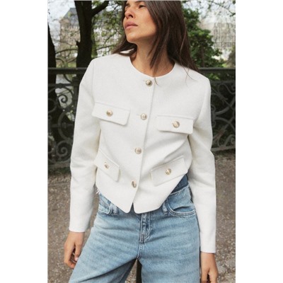 POCAS UNIDADES BLAZER PIQUÉ CUELLO REDONDO