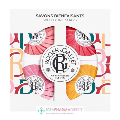 Roger & Gallet Coffret Savons Bienfaisants 4x50g