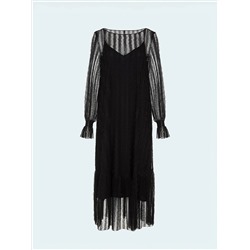 Платье миди из кружева, PL1508/lace