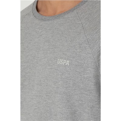 Erkek Gri Melanj Sweatshirt