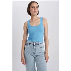 Defacto Fitted U Yaka Fitilli Kaşkorse Atlet A1665AX23SM