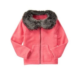 Fur-Collar Cardigan