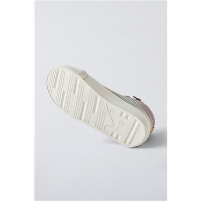 MULTICOLOURED HIGH-TOP SNEAKERS