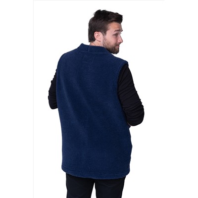 ЖИЛЕТ MEN VEST WOOL цвет Индиго XXXL