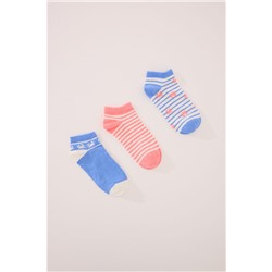 Pack 3 calcetines cortos print cangrejos