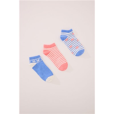 Pack 3 calcetines cortos print cangrejos