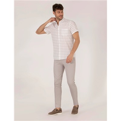 Haki Regular Fit Kısa Kollu Gömlek