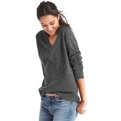 Wool- cashmere blend V-neck sweater