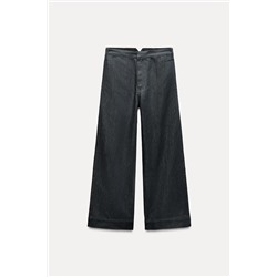 ZW COLLECTION WIDE-LEG MID-RISE JEANS