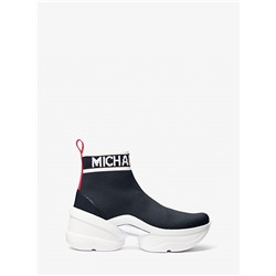 Michael Kors Outlet Olympia Stretch Knit Boot