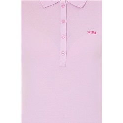 Kadın Manolya Basic Polo Yaka Tişört