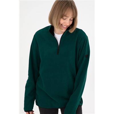Erkek Koyu Yeşil Basic Sweatshirt