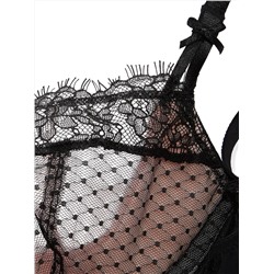 Dream Angels Wicked Lace Unlined Balconette Bra Push Up without Padding