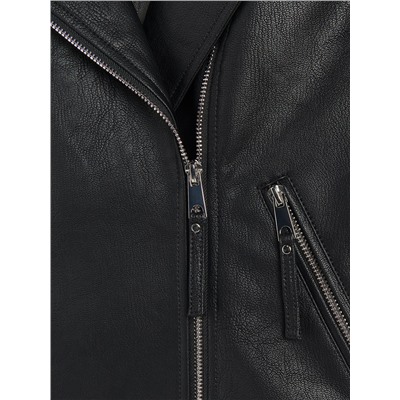 Klassische Lederjacke