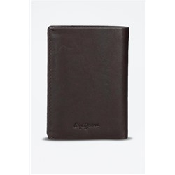 Cartera de piel Chief Marrón oscuro