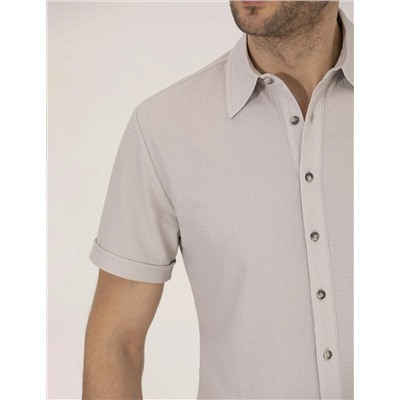Gri Slim Fit Tişört