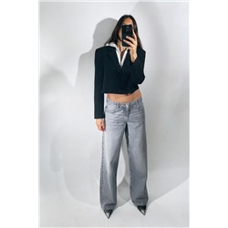 CROPPED BLAZER COMBINED WITH HOOD