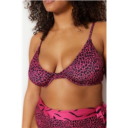 Fuşya Balconette Büyük Beden Büyük Beden Bikini Üstü TBBSS23CT00004