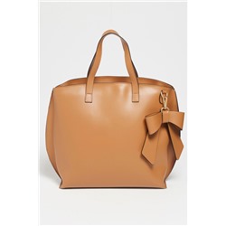 Bolso de piel Lila Camel