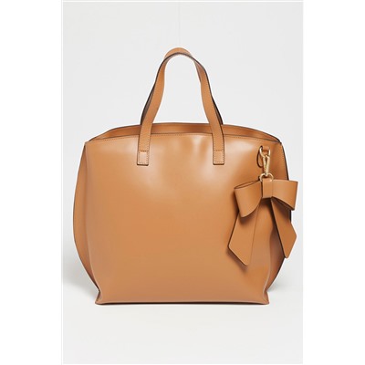 Bolso de piel Lila Camel
