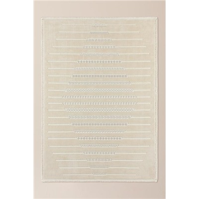 Treıllıs Halı - Kemik - 80x150 cm