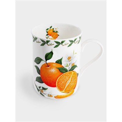 Кружка, 300 мл, фарфор F, белая, Апельсин, Orchard Fruits
