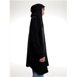 Lange sweatshirt mit Kapuze