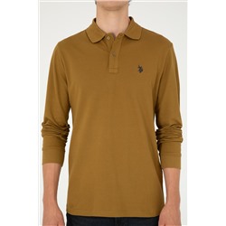 Erkek Açık Haki Basic Sweatshirt