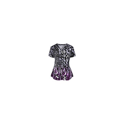 Grey's Anatomy Scrubs Contessa Print Top