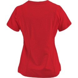 Jockey Scrubs Tone-on-Tone Mock Wrap Top