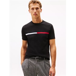 Embroidered Flag Logo T-Shirt