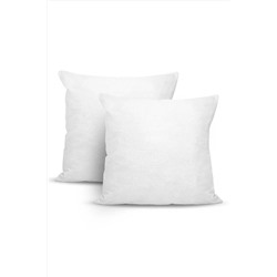 CestelBox Süper Kalite Silikon Boncuk Elyaf Kırlent Yastık Içi- 43x43 Cm - 2 Adet KYID4343