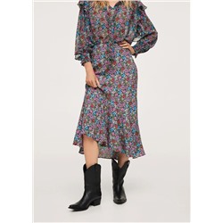Falda estampado floral -  Mujer | MANGO OUTLET Melilla
