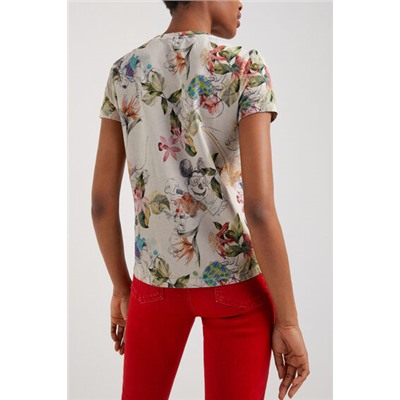 Camiseta tropical Mickey Mouse