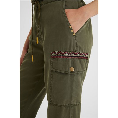Pantalón jogger cargo 100% Lyocell