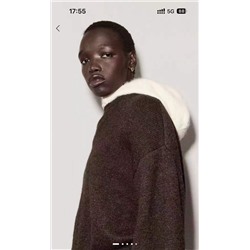 Женский пуловер из смесовой шерсти   MANG*O  ОРИГИНАЛ!