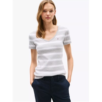 V-Neck Stripe Favorite T-Shirt