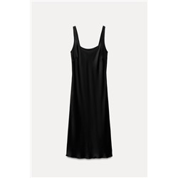 ZW COLLECTION SATIN DRESS WITH SLIT