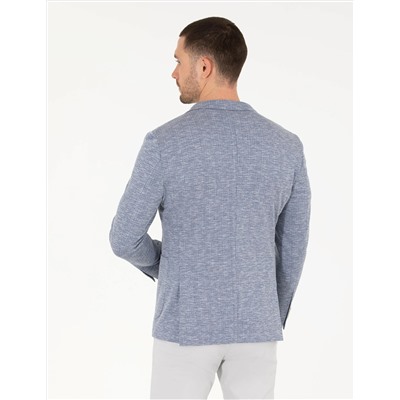 Açık Lacivert Ekstra Slim Fit Ceket