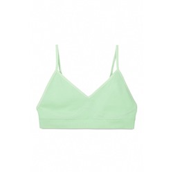 Sujetador top relleno verde copas extraíbles