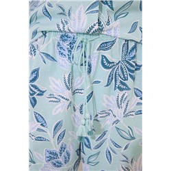 Pijama camisero Capri 100% algodón flores