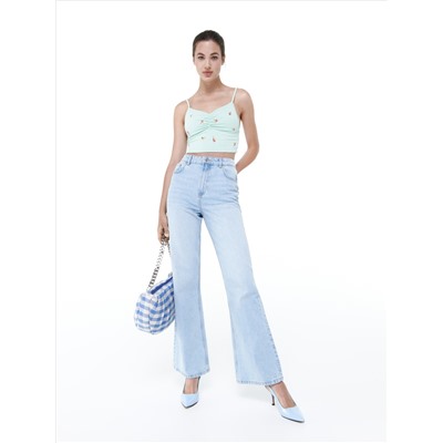 Jeans mit weitem Bein