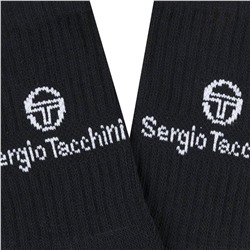 Sergio Tacchini Unisex Tennissocken 3 Paar schwarz 93230732