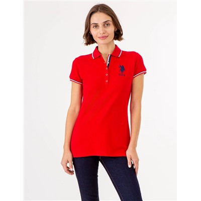 SIGNATURE STRIPE PLACKET POLO SHIRT