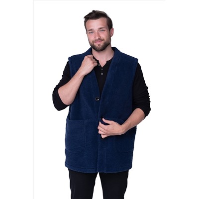 ЖИЛЕТ MEN VEST WOOL цвет Индиго XXXL