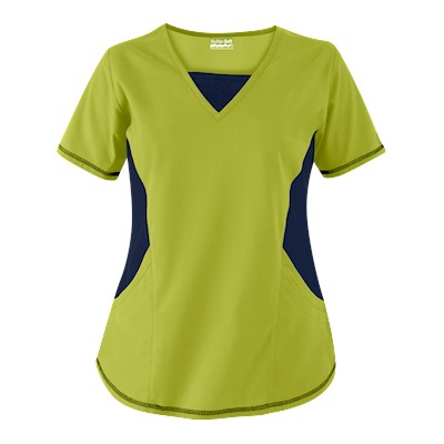 Butter-Soft Scrubs by UA™ New & Improved V-Neck Top with Stretch Panels